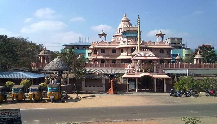 ISKCON Mandir, one of the most popular temples in Rajahmundry 