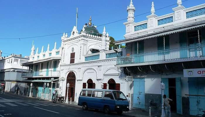 a beautiful building of Jummah Masjid, one of the most important religious buildings.