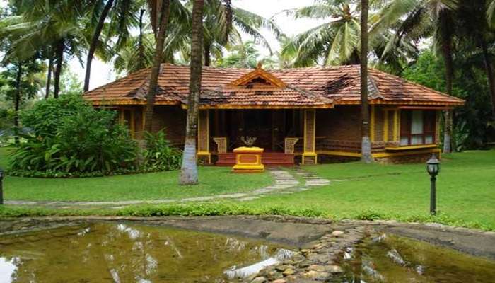 The beautiful cottage of The Kairali Ayurvedic Health Resort 