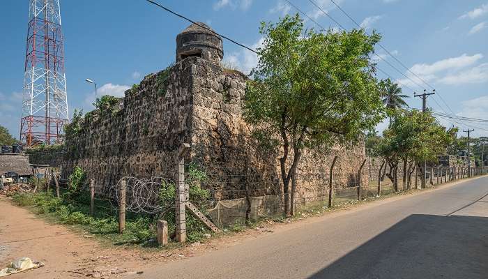  an ariel view of Kalpitiya Dutch Fort