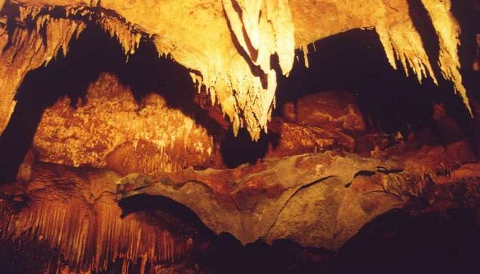 Khang Khao Caves located near Sai Yok Yai Waterfall. 