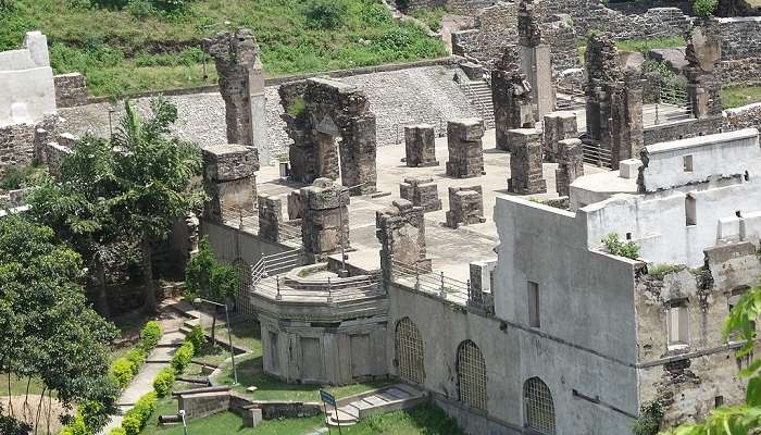 Forecourt of the Kondapalli Fort Vijayawada.