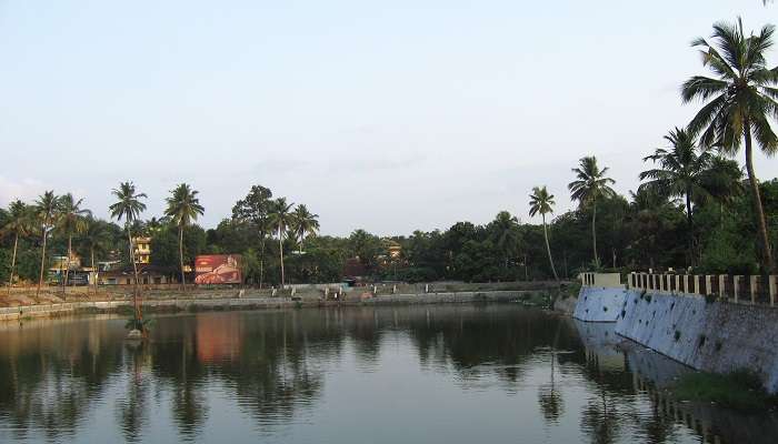 The Beautiful Ganpati Temple pond 