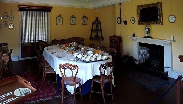 A chair kept in a well-maintained cottage