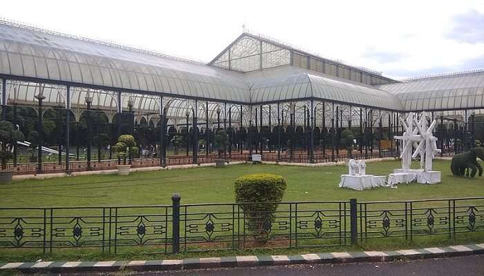 Glass House at Lal Bagh Botanical Garden Bangalore