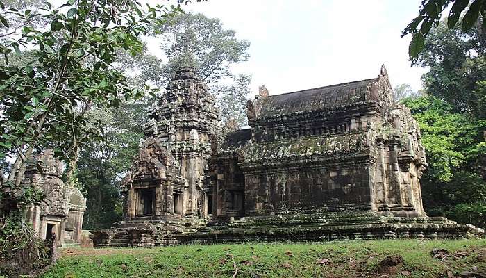 an ancient Khmer Temple in the Angkor Area. 