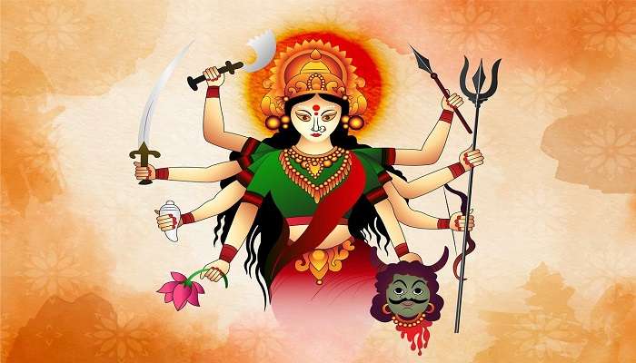Goddess Raj Rajeshwari Tripur Sundari is another avatar of Goddess Durga