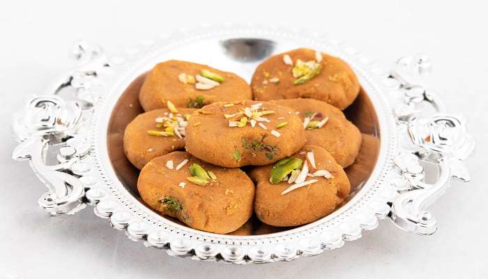 Pedas are the most famous cuisine served as both Prasad and sweet dish in Mathura