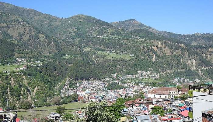 Chamba town where the Bhuri Singh Museum is located