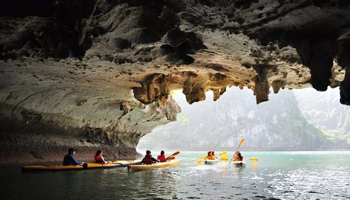 The Luon Cave kayaking experience will help you explore the place at its best.