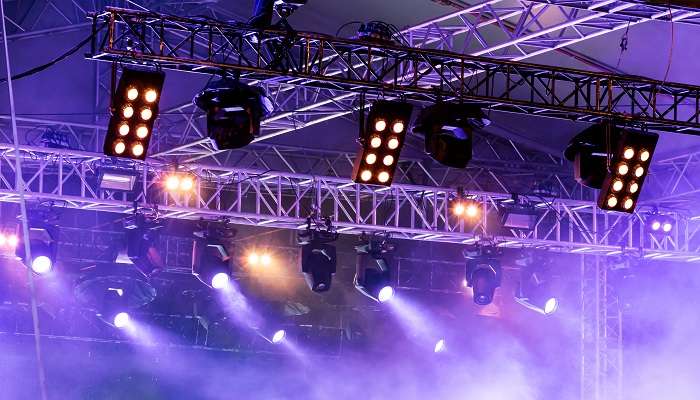 The modern lighting and sound system is one of the best setups in the world.