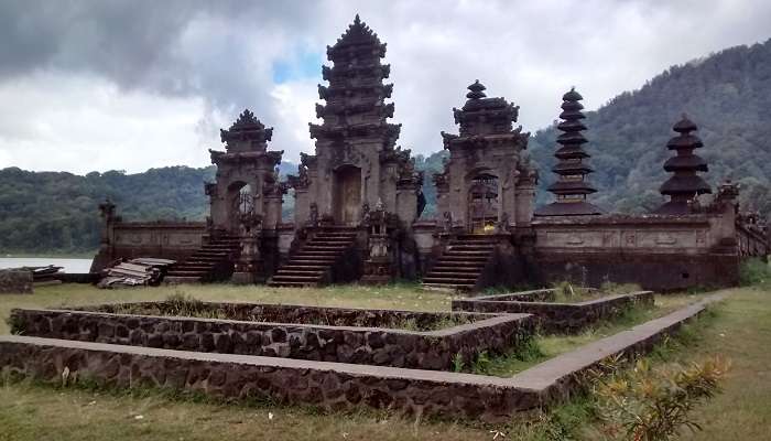 Elegant old ruins in Munduk near Pura Maduwe Karang Temple