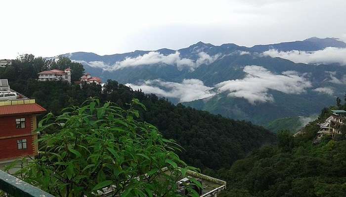 The hill station of Mussoorie