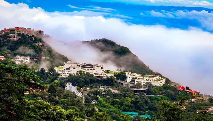Breathtaking view from Mussoorie a queen of hills 