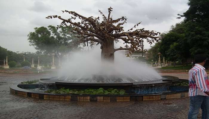 Fountain at the Hyderabad