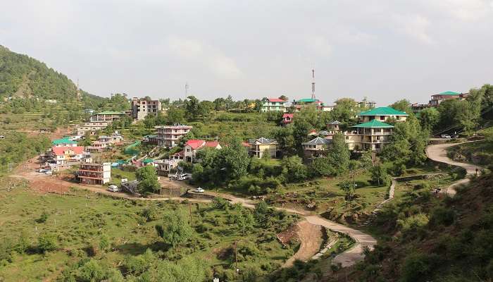 A beautiful glimpse of the Naddi village near Nechung Monastery