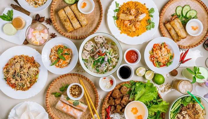 Enjoy Vietnamese delicacies.