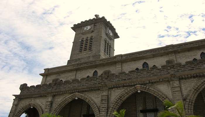 Majestic view of Nha Trang Cathedral, a famous attraction near Po Nagar Tower. 