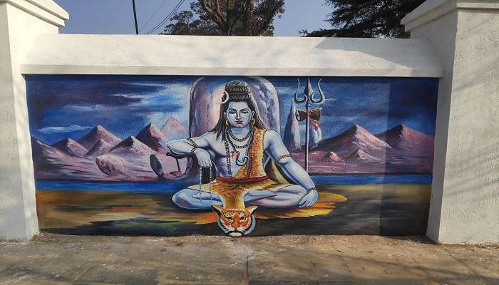A painting of Lord Shiva 
