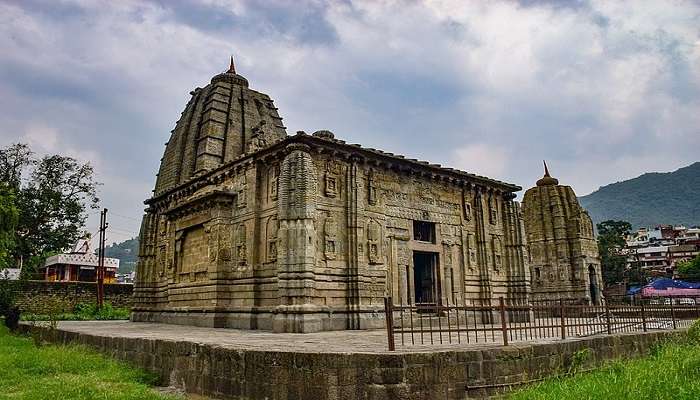 The powerful Shiva temple with five faces near Nargu Wildlife Sanctuary.