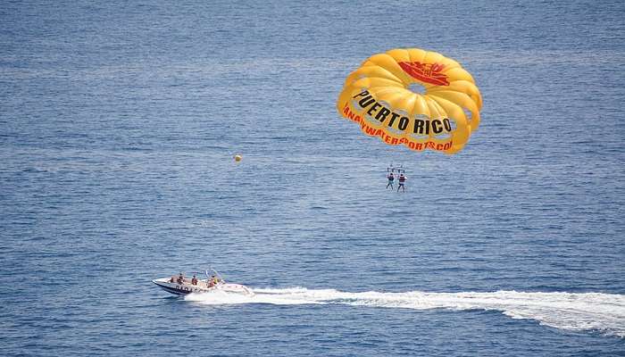 Parasailing on Hon Mun Island is the most loved activity for adventure lovers