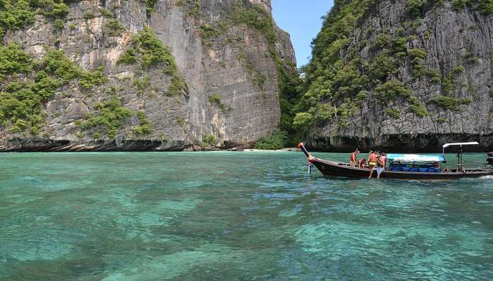 Captivating view of Phi-Phi Islands, a must-visit place in Thailand. 