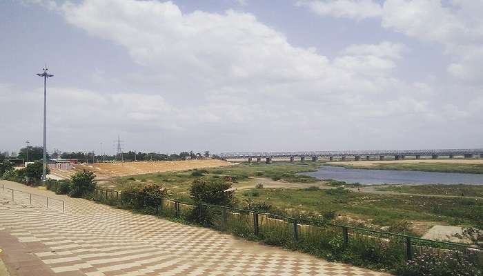 Captivating view of Pushkar Ghat, situated near Kondapalli Fort Vijayawada.