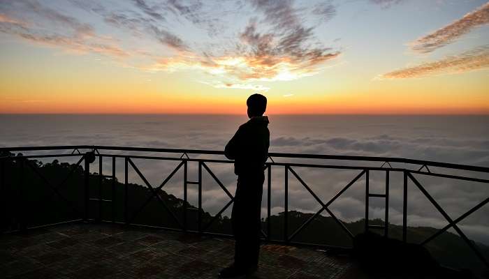Enjoy scenic sunsets at the famous Sunset Point in Kasauli, Near by location to the 5-star hotels in Kasauli