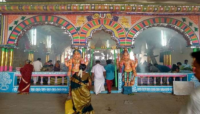 entrance of the Ramaswamy Temple to visit at your hotels in Kumbakonam. 