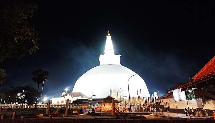 Beautiful view of the stupa