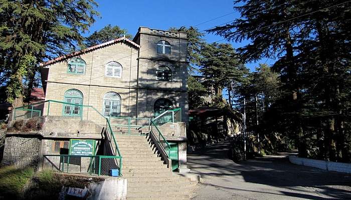 Kellogg memorial church situated in the charming hill station Landour