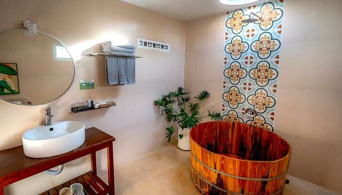 Private Washroom of a Resort