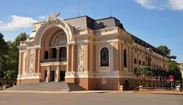 Saigon Opera House with its amazing architecture is situated near the Sotetsu Grand Fresa Saigon