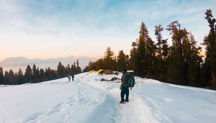 indulge in the winter sports activties while trekking.