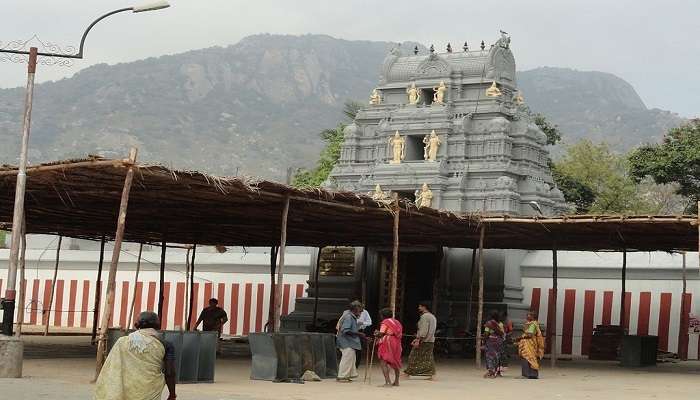 The Sri Venkateswara Temple near Tirupati near Sri Padmavathi Ammavari Temple in Tirupati