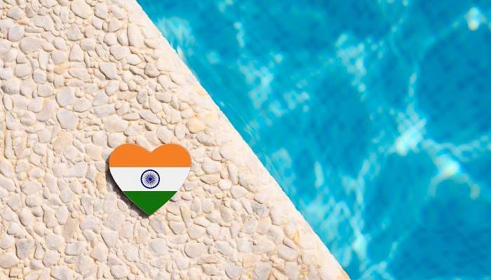 A Swimming pool is an amenity provided at Srinivasa International Lodge