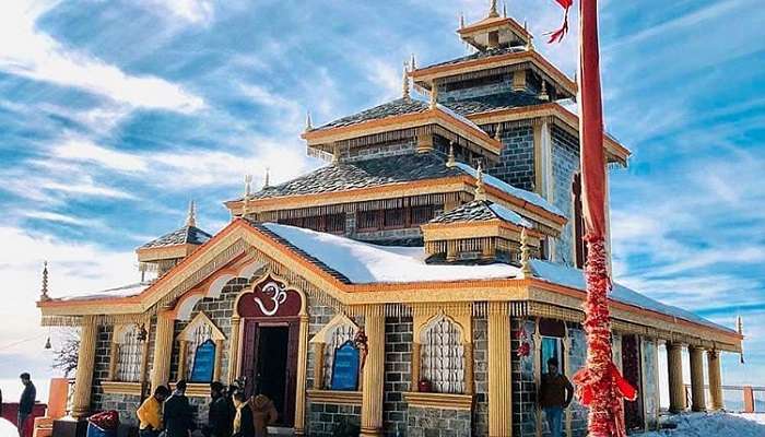 The famous Surkanda Devi temple