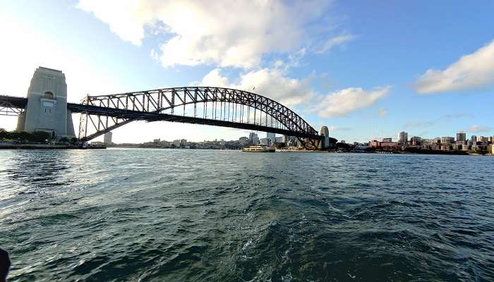 Sydney Harbour Bridge near Port Jackson Bay Australia