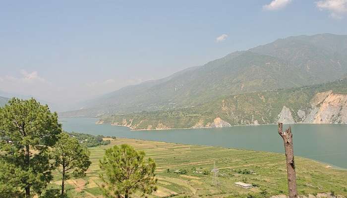 Tehri Dam located in Uttarakhand
