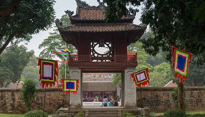 The Iconic Temple of Literature is a popular attraction 