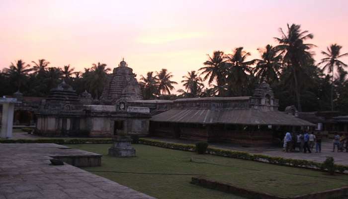  Banavasi temple in the evening 