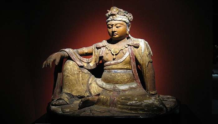 Bodhisattva Statue in the Amaravati Museum.