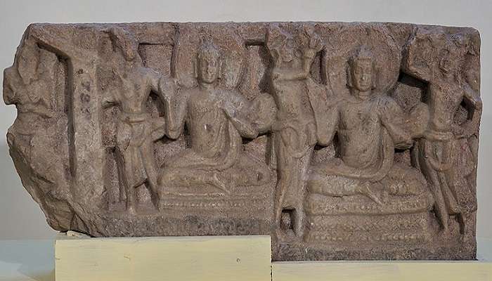 One of the Buddhist artefacts in the Amaravati Museum.