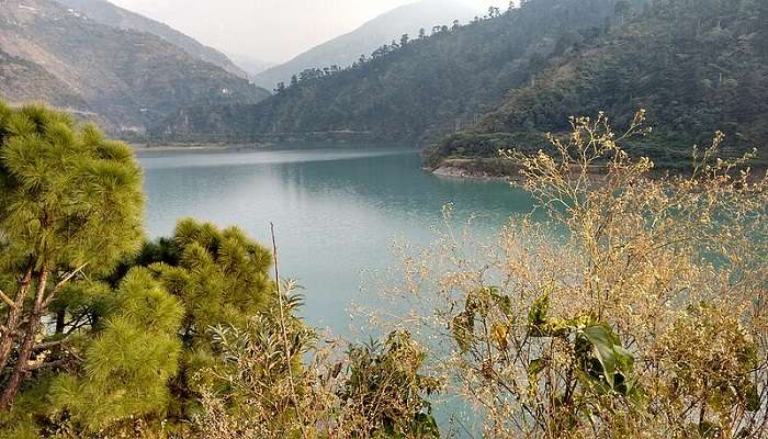 Pandoh Dam situated in the mandi district of Himachal Pradesh