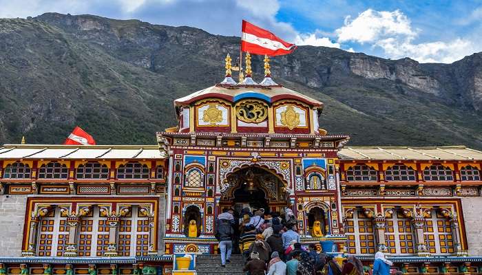 Badrinath Temple in Badrinath, one of the char dhams 