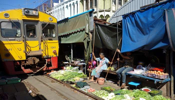 A prominent market for this research is the Maeklong Railway Market located near the Maeklong railway station in Bangkok, Thailand in South East Asia. Some of the vendors move their products to the rail as a train nears.