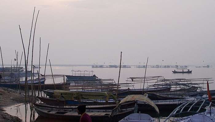 A Landscape View of Triveni Sangam 
