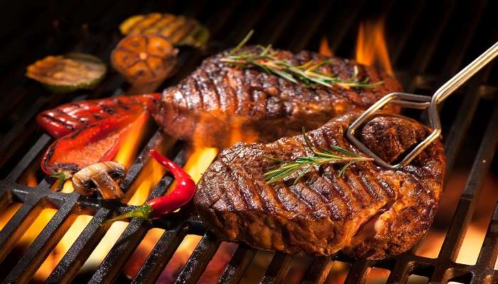 A barbeque adds up to the amenities offered in a resort near Brahmavar, Udupi District.
