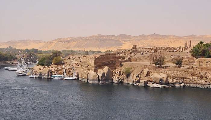 Mesmerising views of Elephantine Island in Aswan.