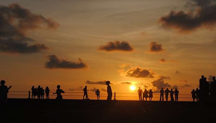 Sunset view at Crow Island